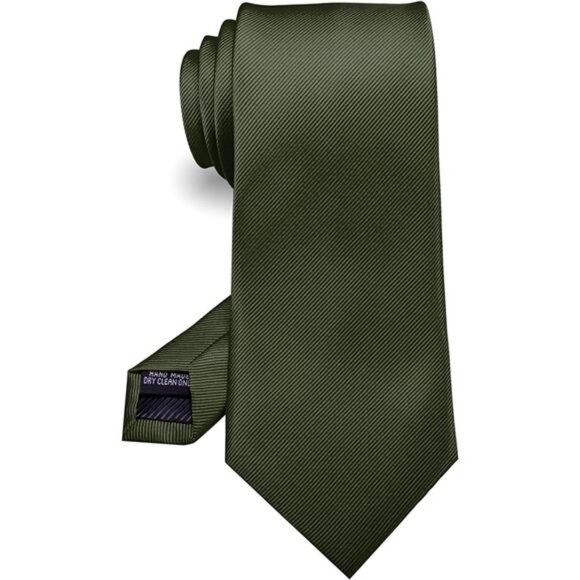 Solid Color Tie Formal Necktie for Men - Picture 5 of 5
